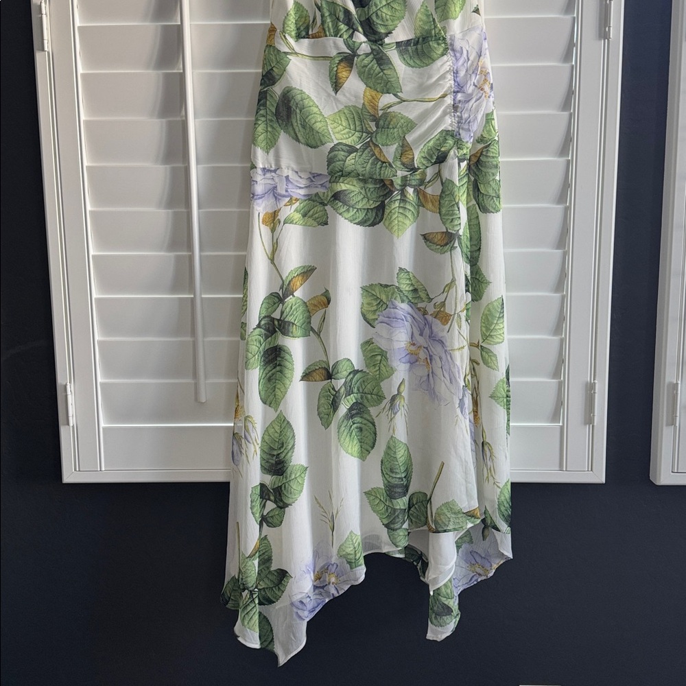 White House Black Market Ruched Midi Dress - Picture 6 of 10